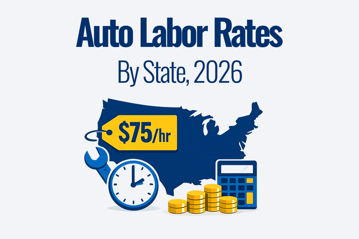 Average Mechanic Labor Rate for Auto Repair Shops in 2026