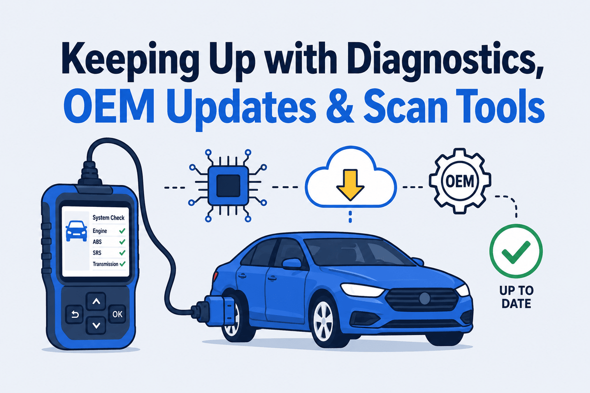 Keeping Up with Diagnostics, OEM Updates & Scan Tools